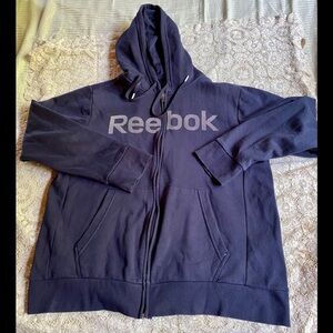 💙Reebok full zipper hooded jacket💙